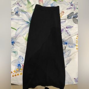 Miou Muse knit midi skirt with slit